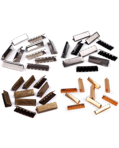 Kovová koncovka na plochú šnúru šírka 40 mm - 10 ks | Mimib