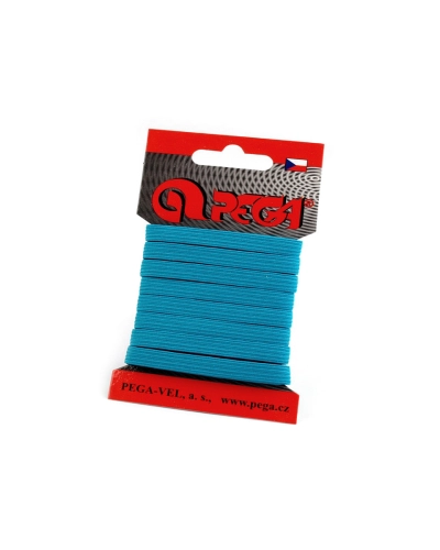 Elastic simplu colorat, lățime 7 mm - 1 card | Mimib