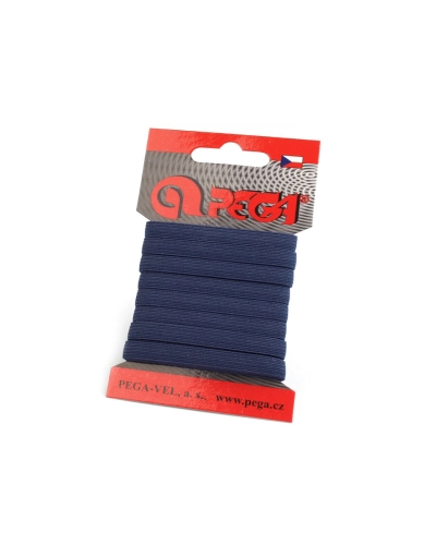 Elastic simplu colorat, lățime 7 mm - 1 card | Mimib