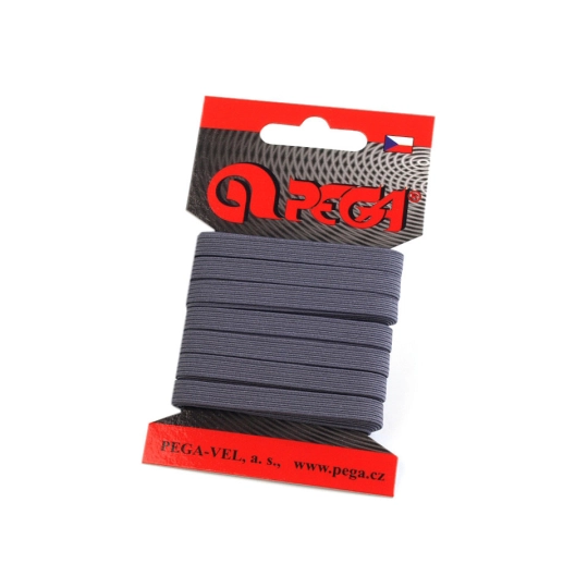 Elastic simplu colorat, lățime 7 mm - 1 card | Mimib