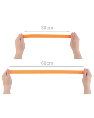 Elastic simplu colorat, lățime 20 mm - 1 card | Mimib