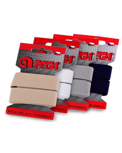 Elastic simplu colorat, lățime 20 mm - 1 card | Mimib