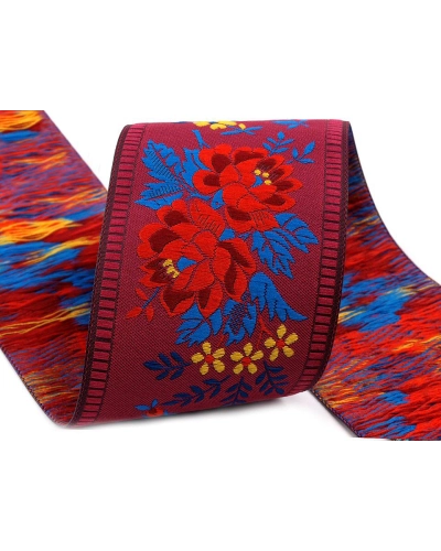 Bandă cu motive tradiționale, lățime 55 mm - 1 m | Mimib