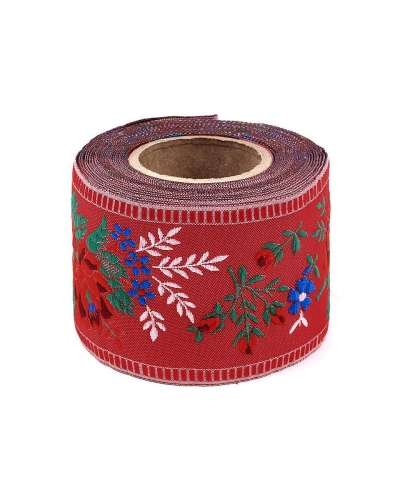 Bandă cu motive tradiționale, lățime 55 mm - 1 m | Mimib