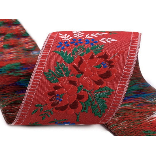 Bandă cu motive tradiționale, lățime 55 mm - 1 m | Mimib