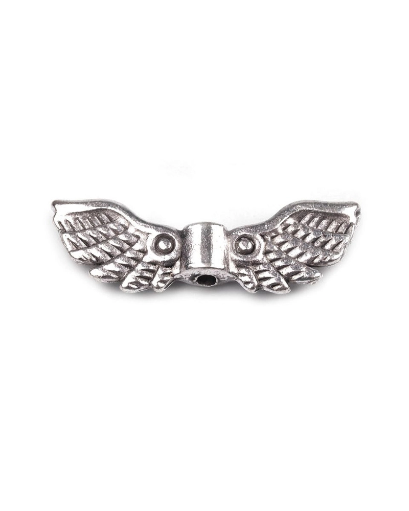 Distanțier bijuterii, model aripi, 7x22 mm - 10 buc. | Mimib
