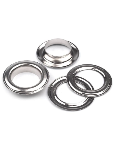 Ocheți metalici, Ø22 mm - 10 pereche | Mimib