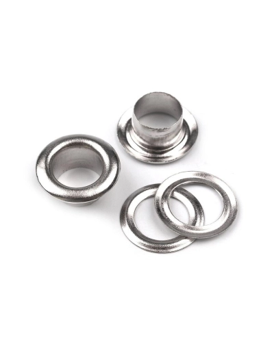 Ocheți metalici, Ø6 mm - 20 pereche | Mimib