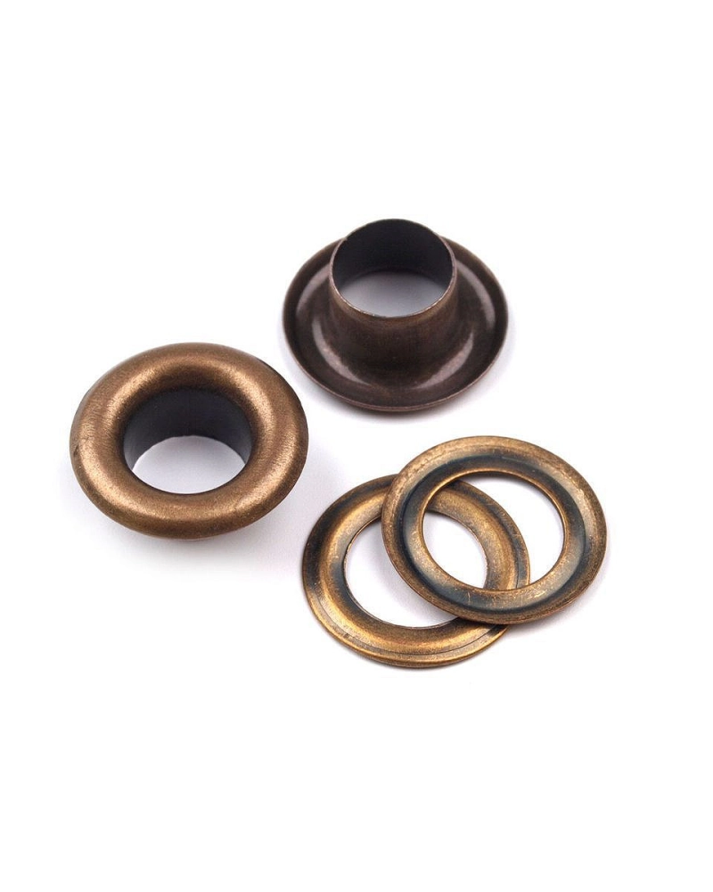 Ocheți metalici, Ø6 mm - 20 pereche | Mimib