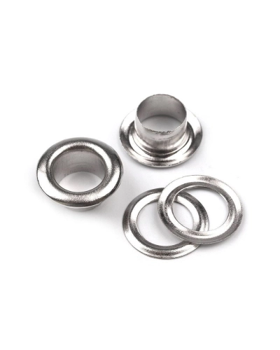 Ocheți metalici, Ø6 mm - 20 pereche | Mimib
