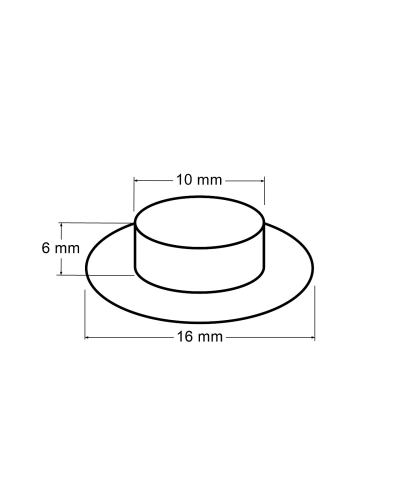 Ocheți metalici, Ø10 mm - 20 pereche | Mimib