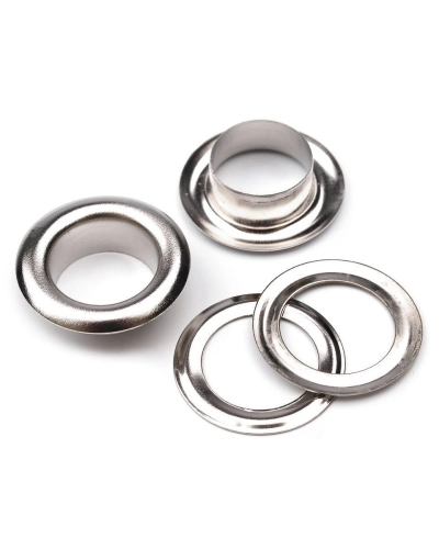 Ocheți metalici, Ø10 mm - 20 pereche | Mimib