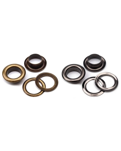 Ocheți metalici, Ø10 mm - 20 pereche | Mimib