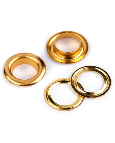 Ocheți metalici, Ø10 mm - 20 pereche | Mimib