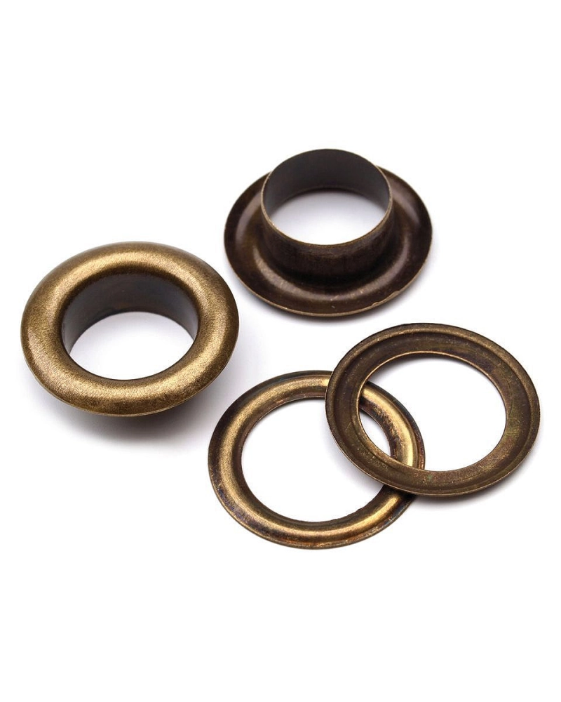 Ocheți metalici, Ø10 mm - 20 pereche | Mimib