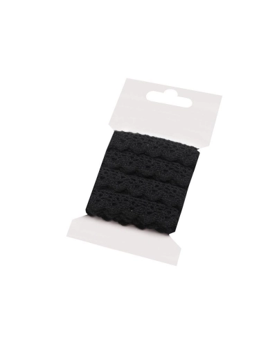 Dantelă bumbac croşetată, lățime 15 mm - 1 card | Mimib