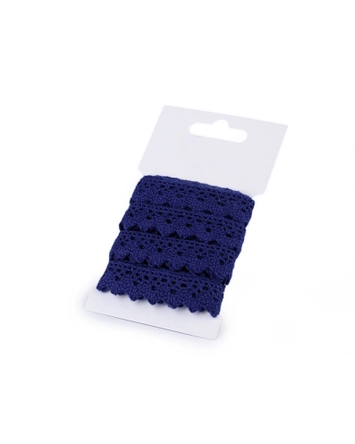 Dantelă bumbac croşetată, lățime 15 mm - 1 card | Mimib