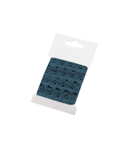 Dantelă bumbac croşetată, lățime 15 mm - 1 card | Mimib
