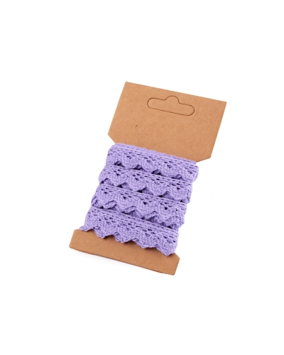 Dantelă bumbac croşetată, lățime 15 mm - 1 card | Mimib
