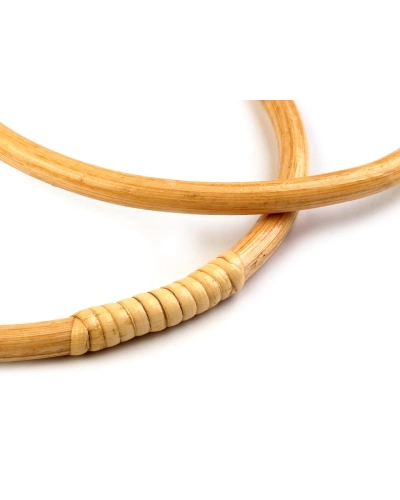 Mânere din bambus pentru geantă, Ø15 cm - 1 buc. | Mimib