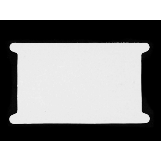 Card expunere panglici / șnururi, 12,5x22,5 cm - 50 buc. | Mimib
