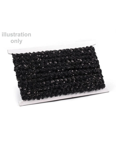Bandă decorativă cu paiete, lățime 15 mm - 1 m | Mimib