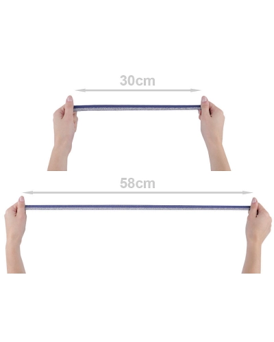 Elastic bias cu lurex, lățime 17 mm - 25 m | Mimib