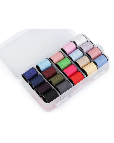 Set de cusut în cutie plastic cu organizator - 1 set | Mimib