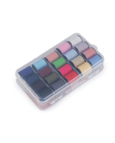 Set de cusut în cutie plastic cu organizator - 1 set | Mimib