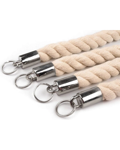 Mânere din sfoară de bumbac pentru geantă, lungime 70 cm - 2 buc. | Mimib