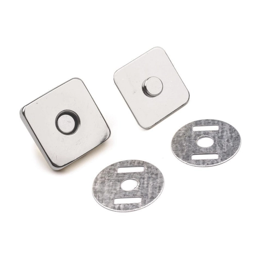 Închizatori / Capse magnetice pătrate, 18x18 mm - 5 set | Mimib