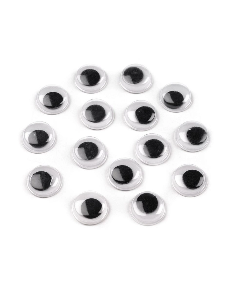 Ochi mobili autoadezivi, Ø10 mm - 50 buc. | Mimib