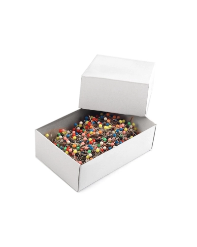 Bolduri cu cap din plastic, lungime 30 mm - 1 cutie | Mimib