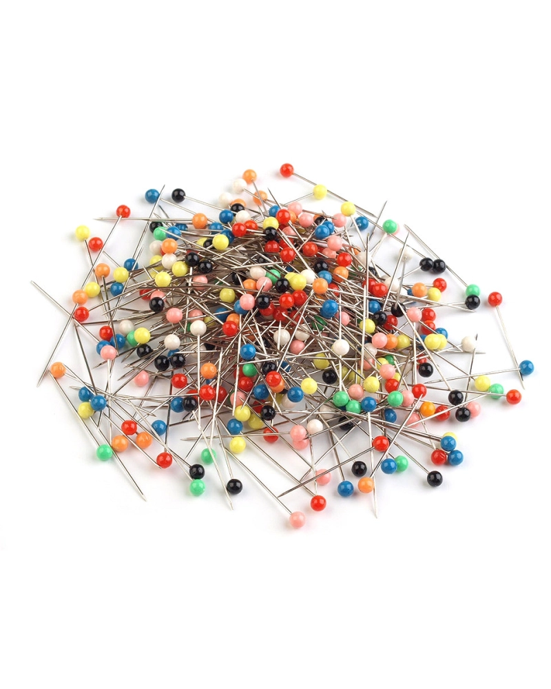 Bolduri cu cap din plastic, lungime 30 mm - 1 cutie | Mimib