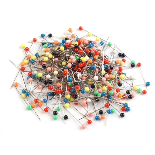 Bolduri cu cap din plastic, lungime 30 mm - 1 cutie | Mimib
