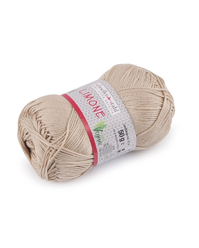 Fir de tricotat din bumbac Limone, 50 g - 1 buc. | Mimib