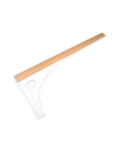 Riglă profesională de croitorie, lungime 60 cm, 80 cm - 1 buc. | Mimib