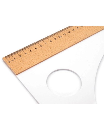 Riglă profesională de croitorie, lungime 60 cm, 80 cm - 1 buc. | Mimib