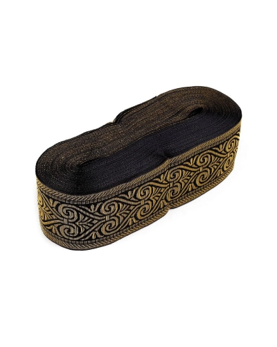Panglică țesută tip Jacquard, lățime 50 mm - 1 m | Mimib