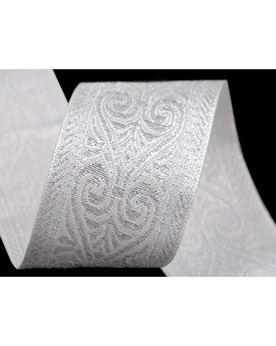 Panglică țesută tip Jacquard, lățime 50 mm - 1 m | Mimib