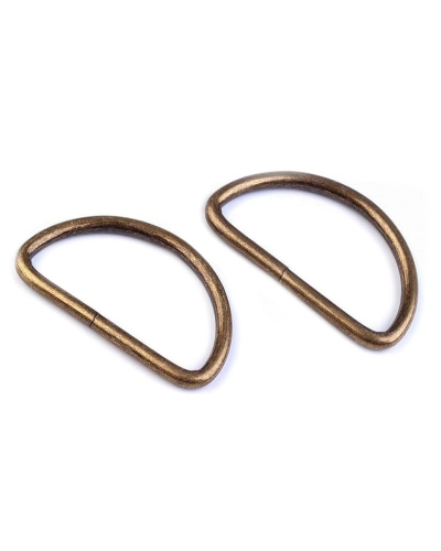 Inel metalic tip D, lățime 38 mm - 5 buc. | Mimib