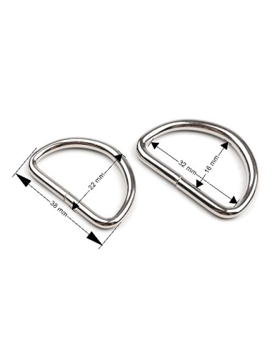 Polokrúžok šírka 32 mm - 10 ks