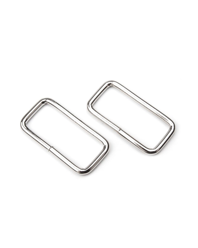Inel metalic dreptunghiular, 32 mm - 10 buc. | Mimib