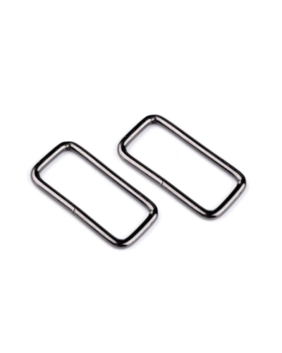 Inel metalic dreptunghiular, 32 mm - 10 buc. | Mimib