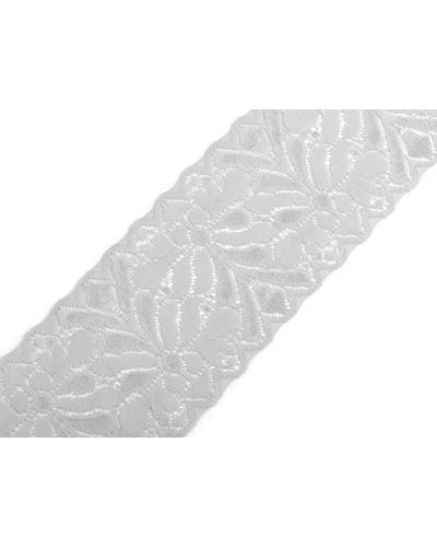 Dantelă elastică, lățime 80 mm - 13.5 m | Mimib