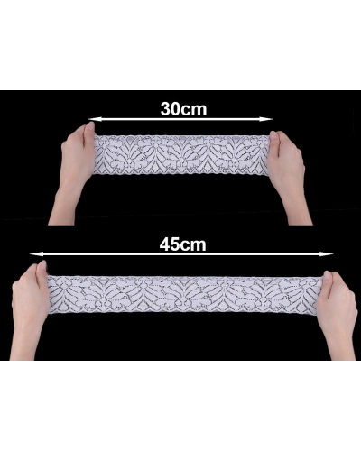 Dantelă elastică, lățime 80 mm - 13.5 m | Mimib