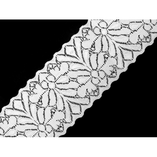 Dantelă elastică, lățime 80 mm - 13.5 m | Mimib