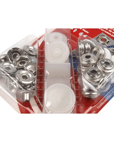 Capse metalice cu aplicator, Ø15 mm - 1 card | Mimib