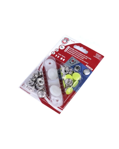 Capse metalice cu aplicator, Ø15 mm - 1 card | Mimib