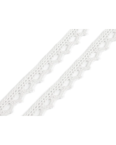 Dantelă bumbac croşetată, lățime 11 mm - 22.5 m | Mimib